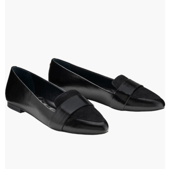 Birdies Blackbird Flats Women's Size 9.5 Black Quilted Licorice Leather - Picture 2 of 15